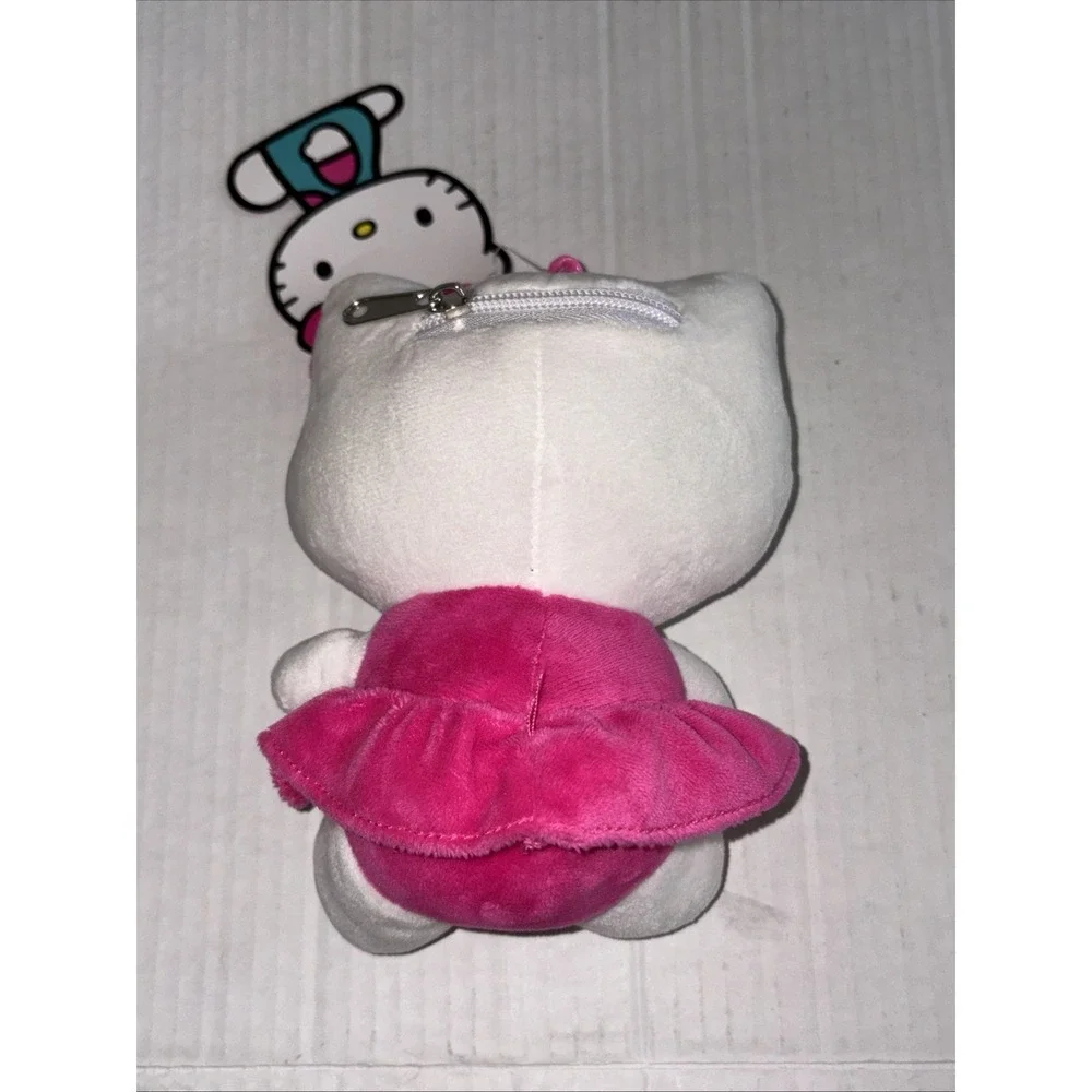 Hello Kitty By Sanrio Hello Kitty Dress Clip-On Plush NWT Car Clip Backpack Pink